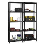 5 Tier Black Shelving Unit - ER35