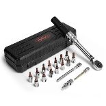 Bike Torque Wrench Set 1/4" Drive, Highly Precise 2-20Nm Adjustable Ratchet Wrench - ER37