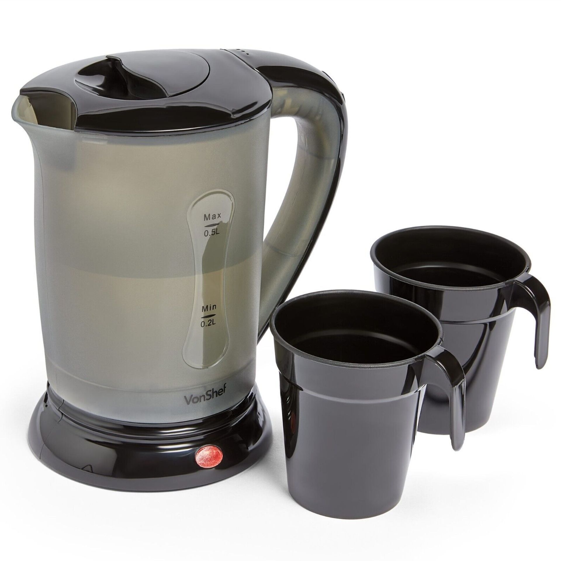 Travel Kettle With 2 Cups - 0.5L - ER32