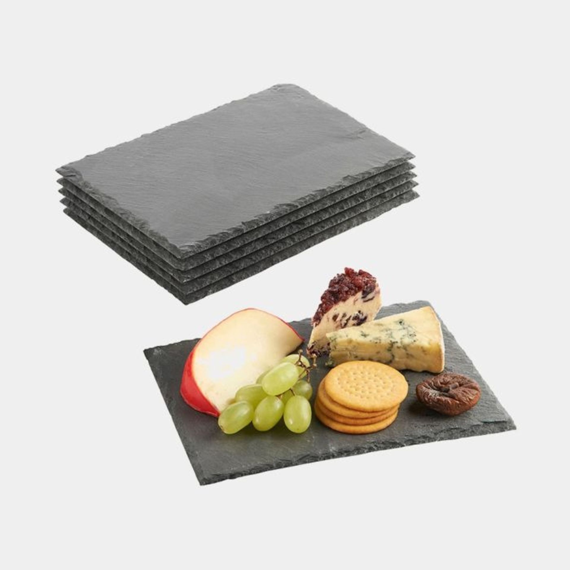 Set of 6 Slate Cheese Boards - ER32