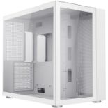 GameMax Infinity Mid-Tower ATX PC Gaming Case, Tempered Glass Side Panel | White. - EBR.