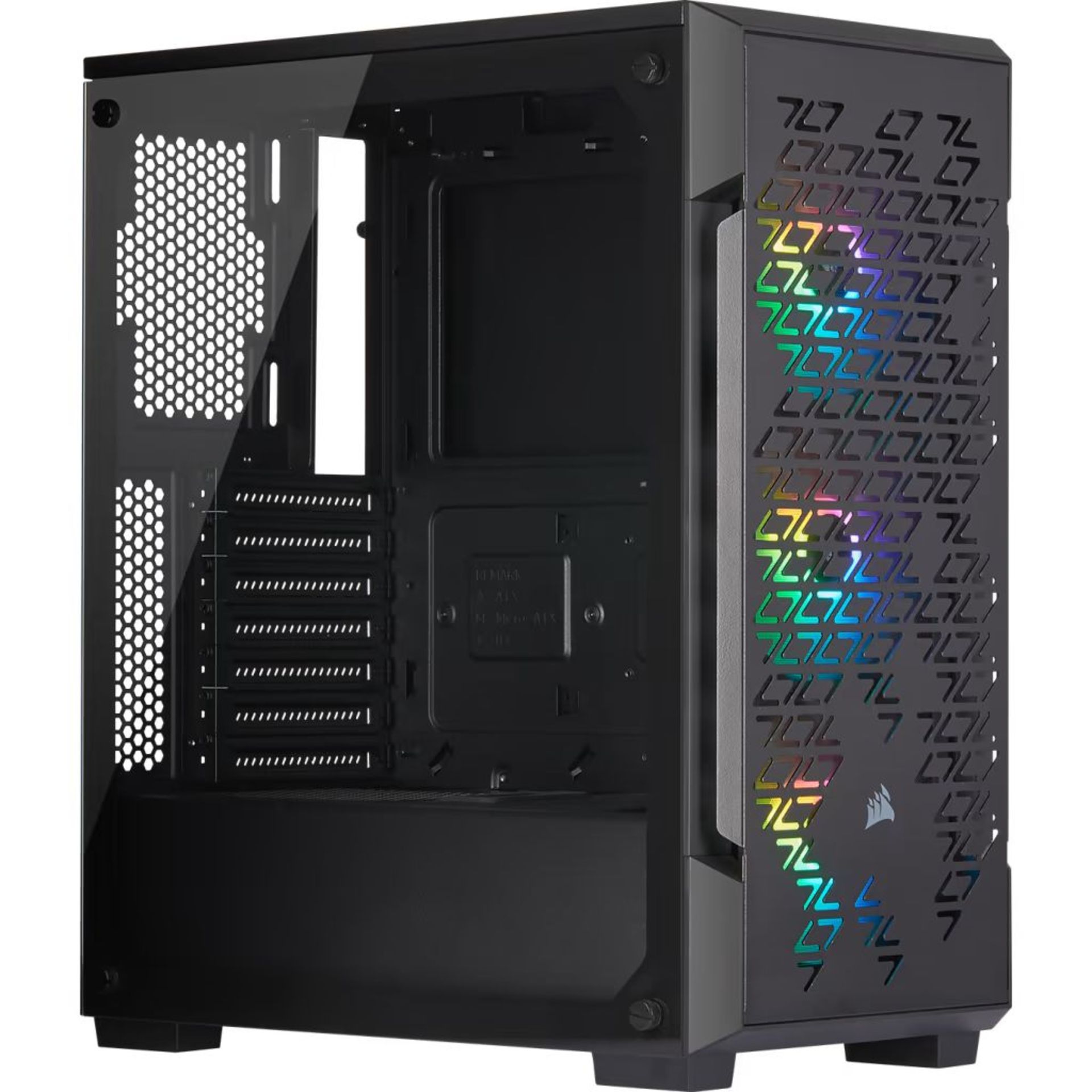 iCUE 220T RGB Airflow Tempered Glass Mid-Tower Smart Case — Black. - EBR. RRP £189.99. The CORSAIR