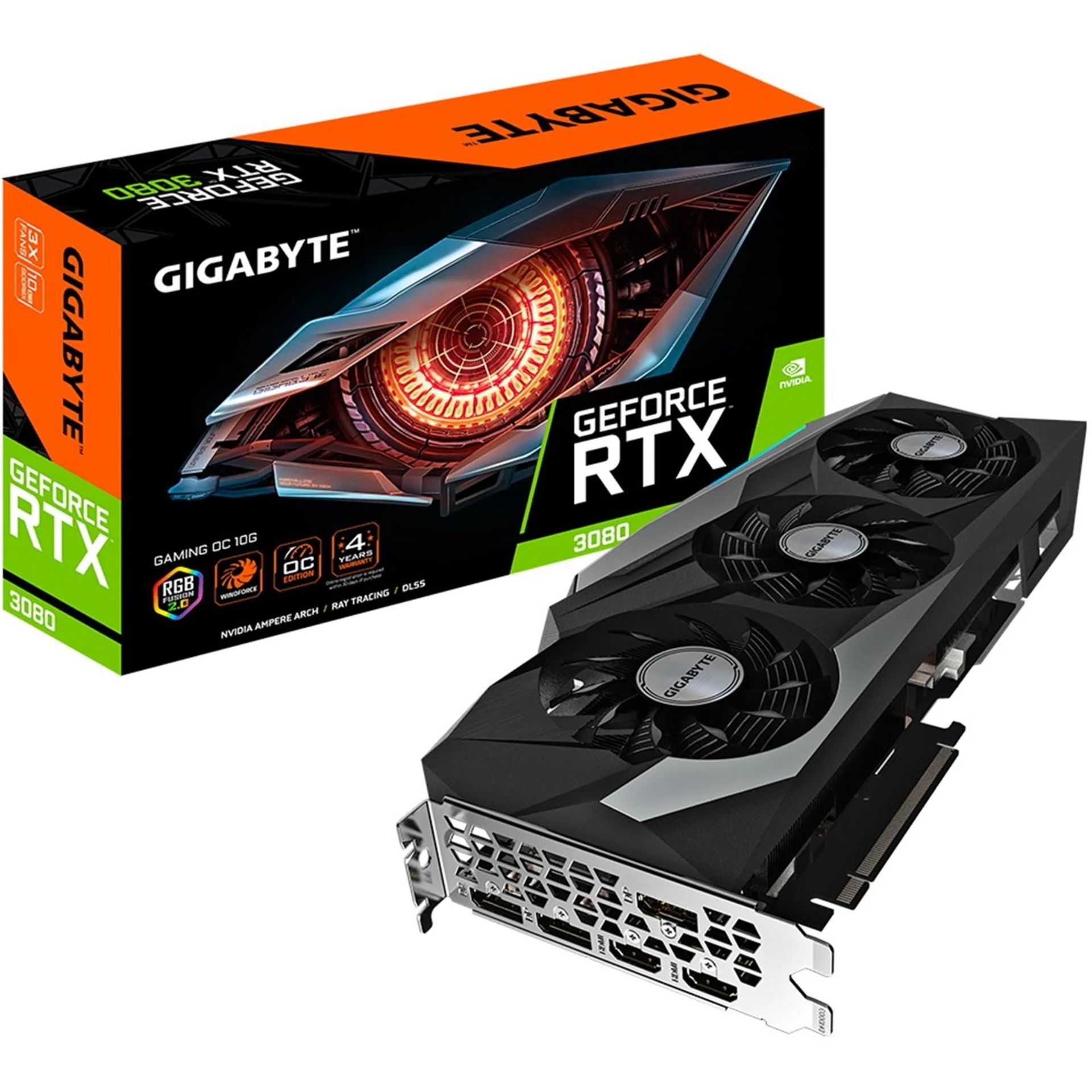 Gigabyte Nvidia GeForce RTX 3080 GAMING OC 10GB LHR Triple Fan RGB Graphics Card. - EBR. RRP £1,