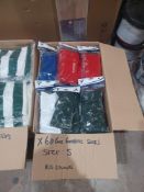 60 x Pairs of Assorted Footballs Sock in various colours. Size 5. - R14