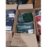 23 x Premium Soft Fleeced V Neck Bottle Green Sweatshirts in 5-6 Years. - R14. RRP £15.41 each