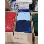 23 x Assorted Premium Sweatshirts Round Neck, in assorted colours & sizes. - R14. RRP £16.72 each