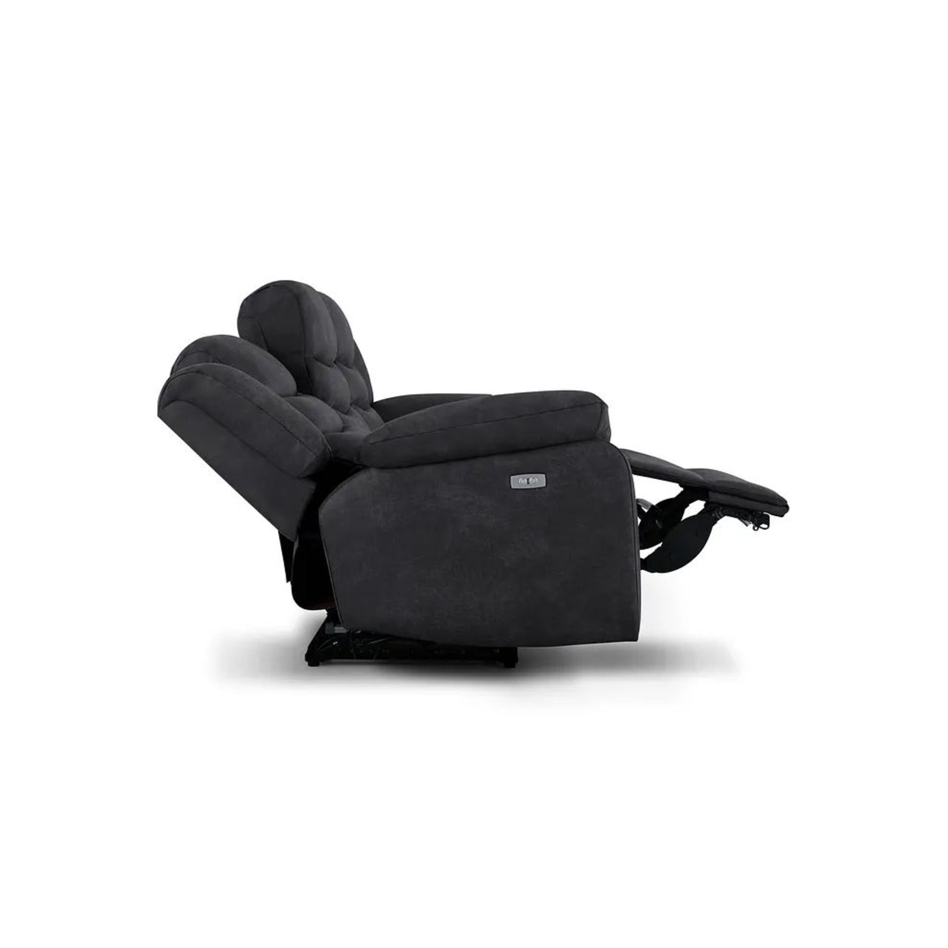 BRAND NEW MARLOW 3 Seater Electric Recliner Sofa - MILLER GREY FABRIC. RRP £1199. Designed to suit - Image 8 of 12
