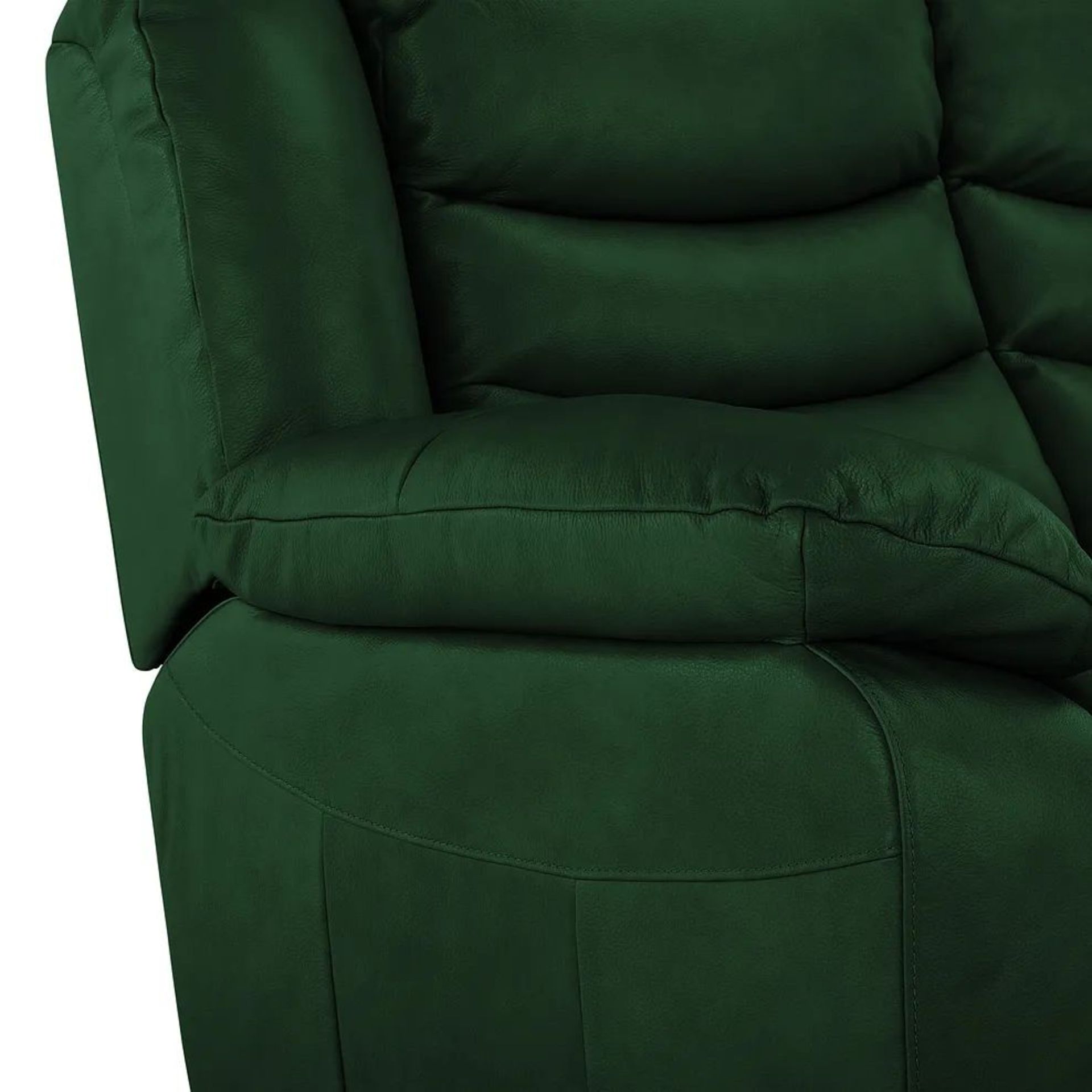 BRAND NEW MARLOW 3 Seater Sofa - GREEN LEATHER. RRP £1599. Our Marlow leather sofa range is a - Image 6 of 7