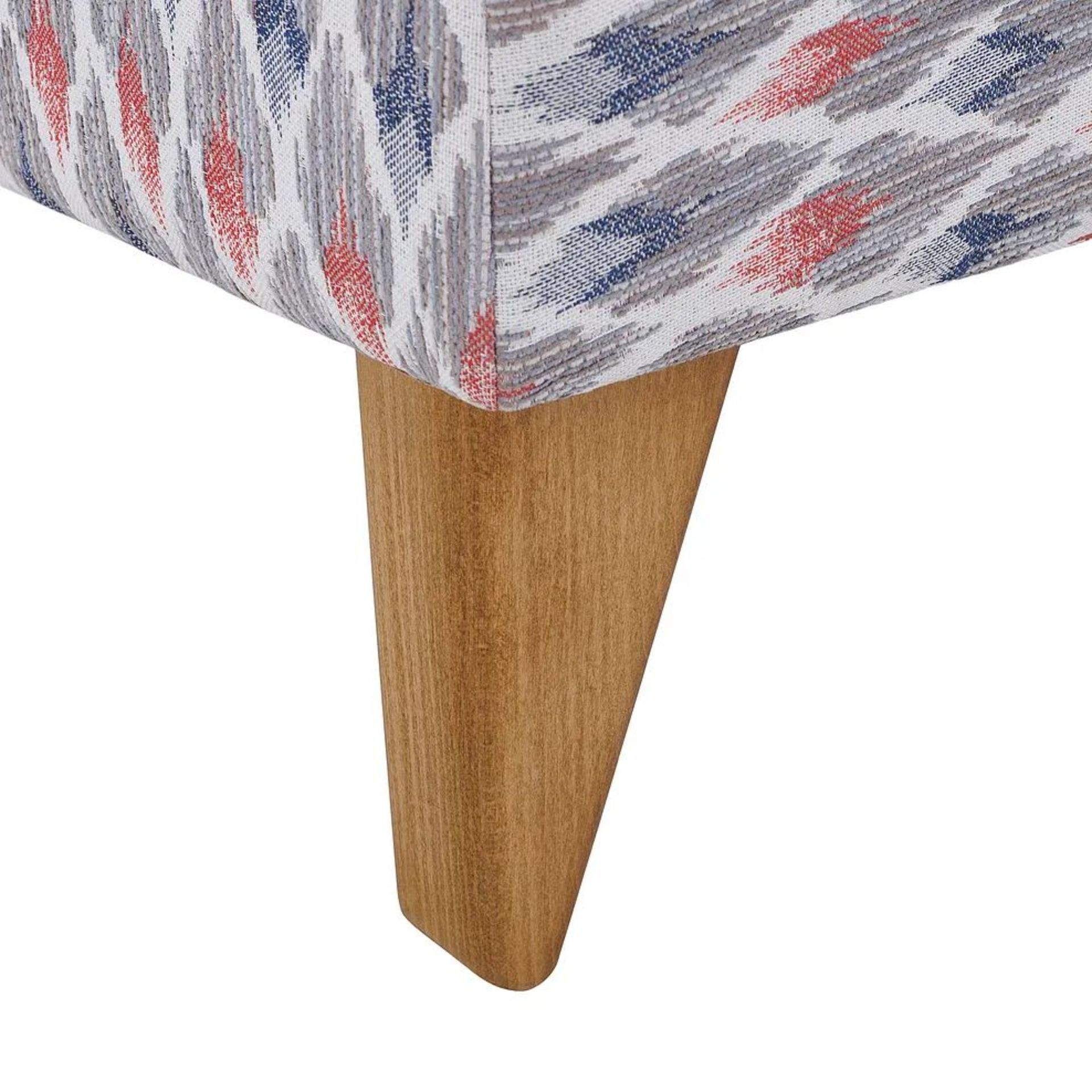 BRAND NEW JASMINE Footstool - NEWTON CORAL FABRIC. RRP £349. Built with a sturdy hardwood frame - Image 4 of 5
