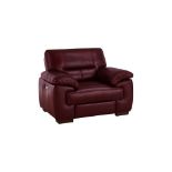 BRAND NEW ARLINGTON Electric Recliner Armchair - BURGANDY LEATHER. RRP £1199. Create a traditional