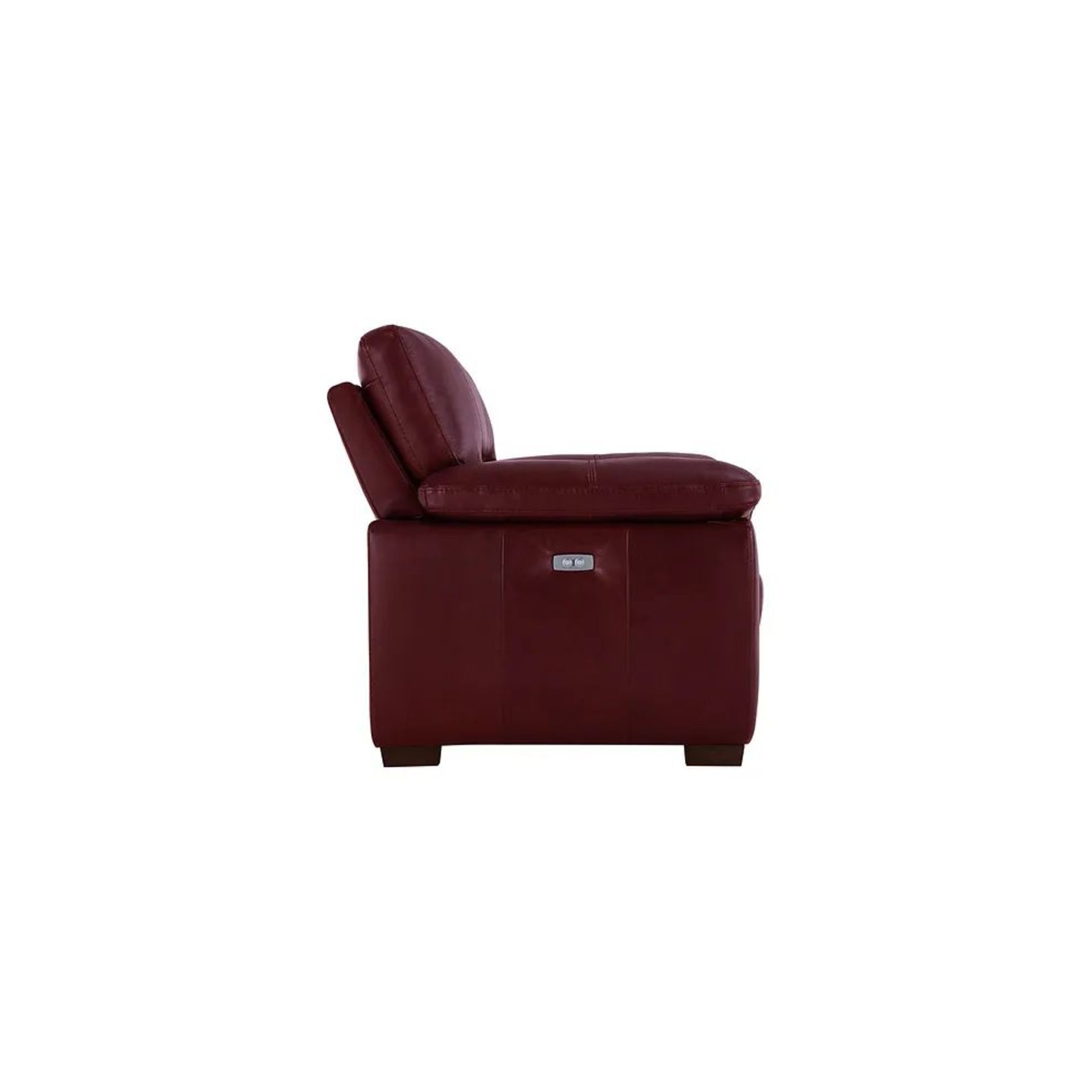 BRAND NEW ARLINGTON Electric Recliner Armchair - BURGANDY LEATHER. RRP £1199. Create a traditional - Image 6 of 12