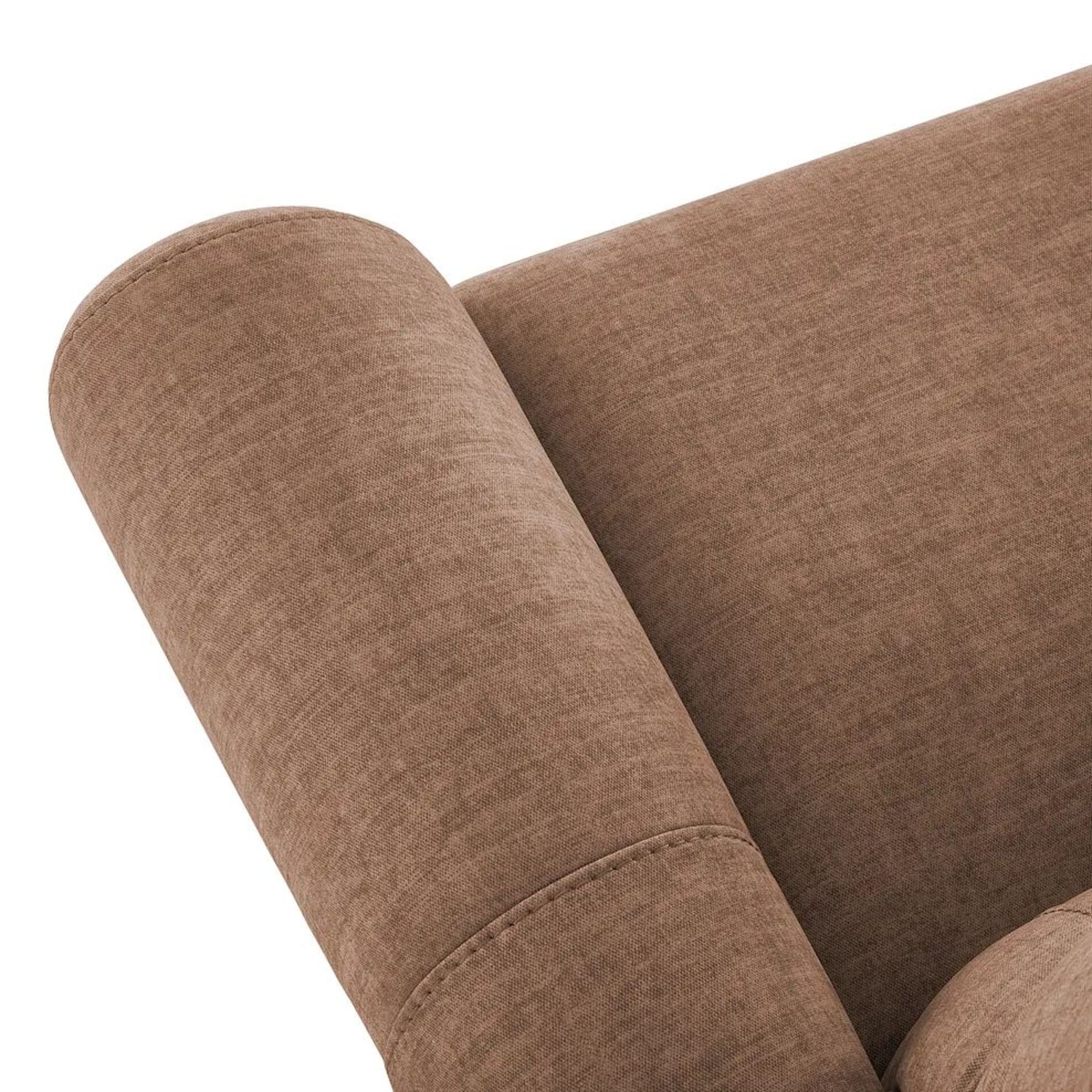 BRAND NEW COLORADO Electric Recliner Armchair - PLUSH BROWN FABRIC. RRP £799. Shown here in Plush - Image 9 of 11