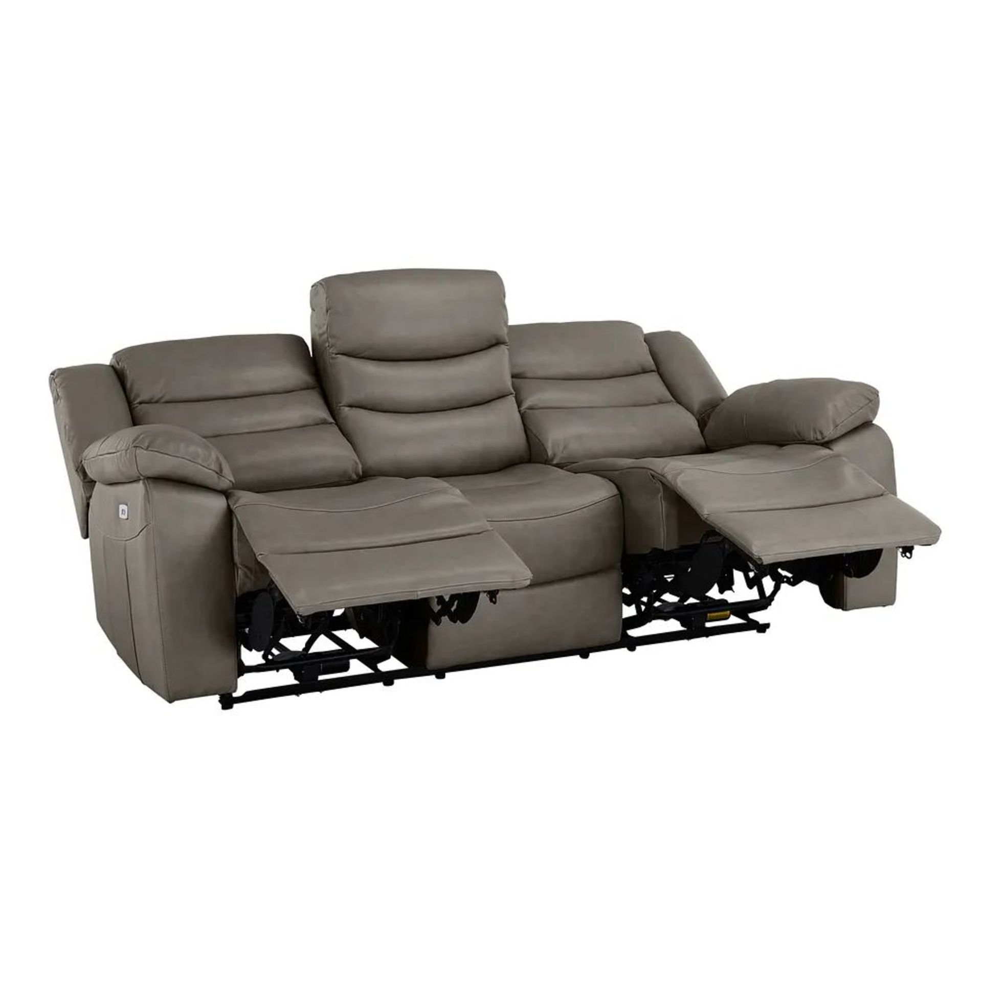 BRAND NEW MARLOW 3 Seater Electric Recliner Sofa - DARK GREY LEATHER. RRP £1849. Our Marlow - Image 5 of 11