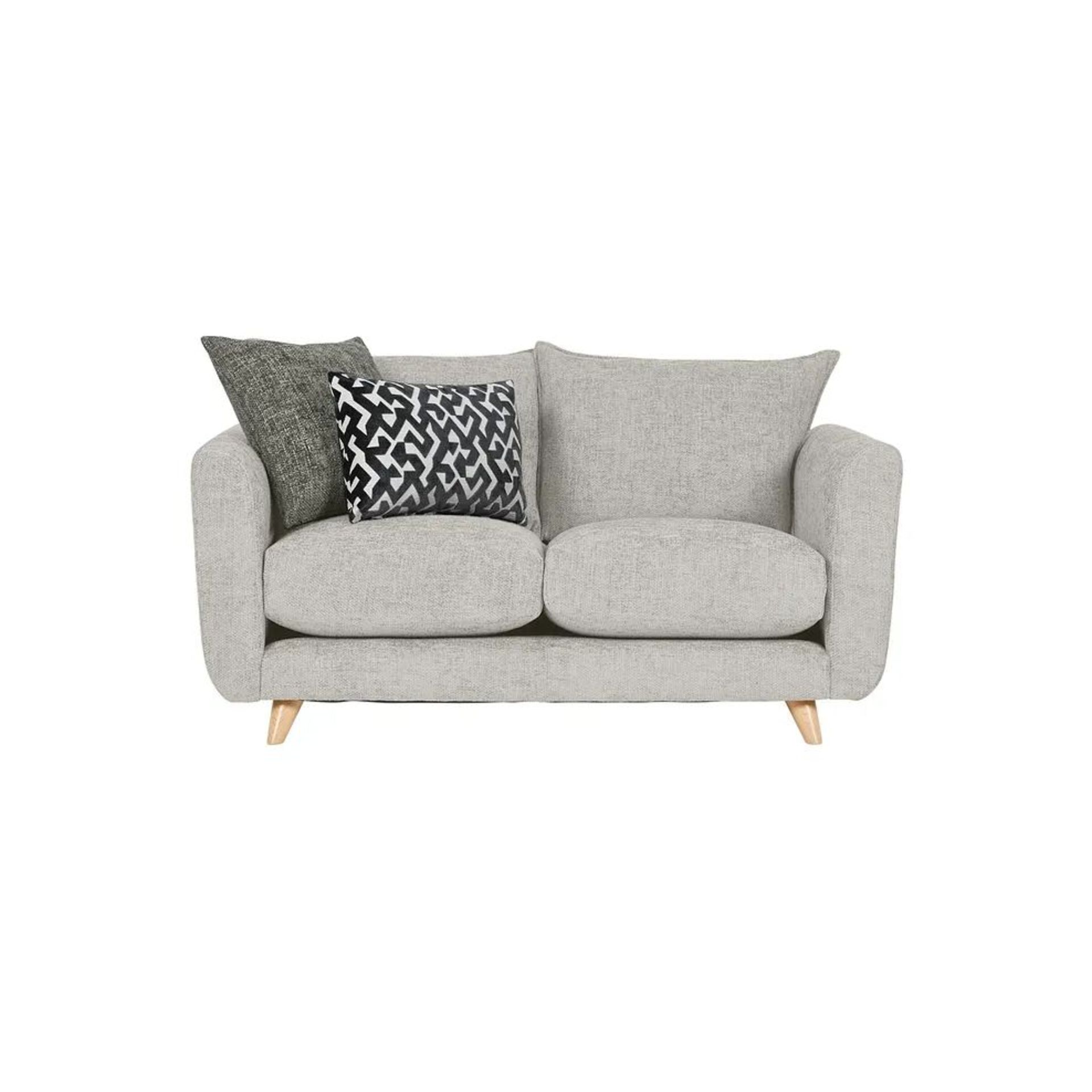 BRAND NEW DALBY 2 Seater Sofa - SILVER FABRIC. RRP £1569. Our Dalby 2-seater sofa, shown here in - Image 2 of 8
