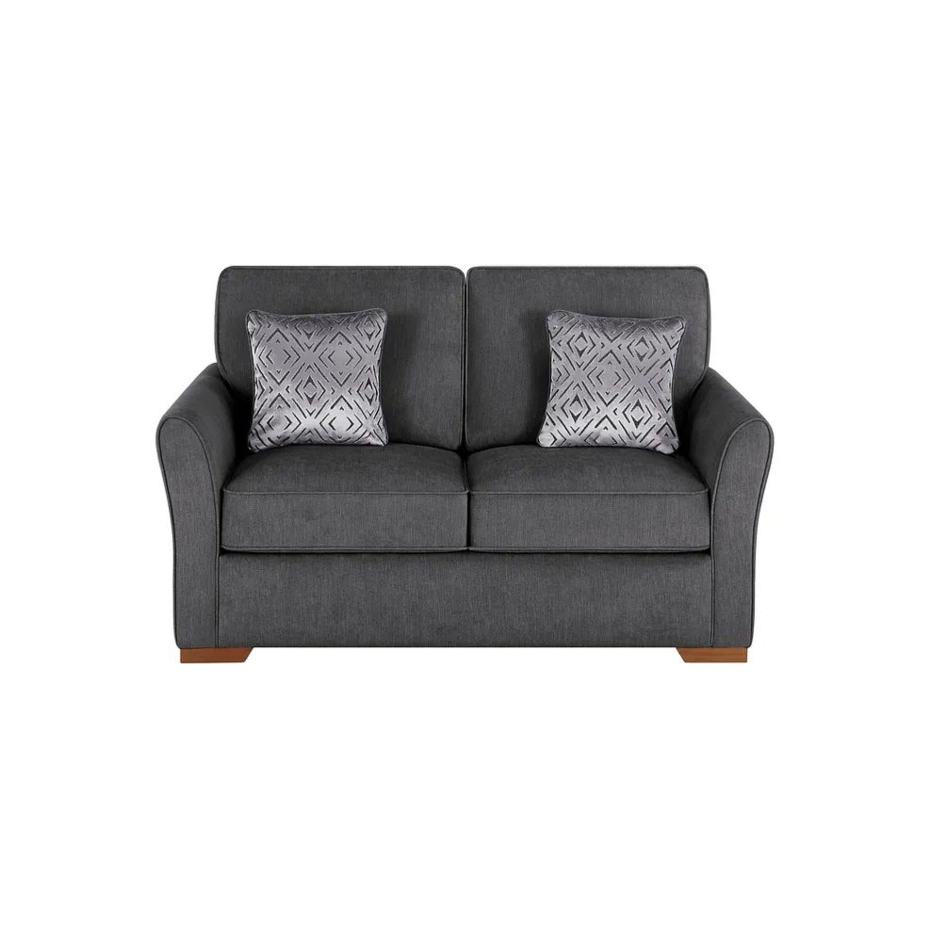 BRAND NEW JASMINE 2 Seater Sofa Bed - CAMPO PEWTER FABRIC. RRP £1099. Create a modern, multi-purpose - Image 3 of 12