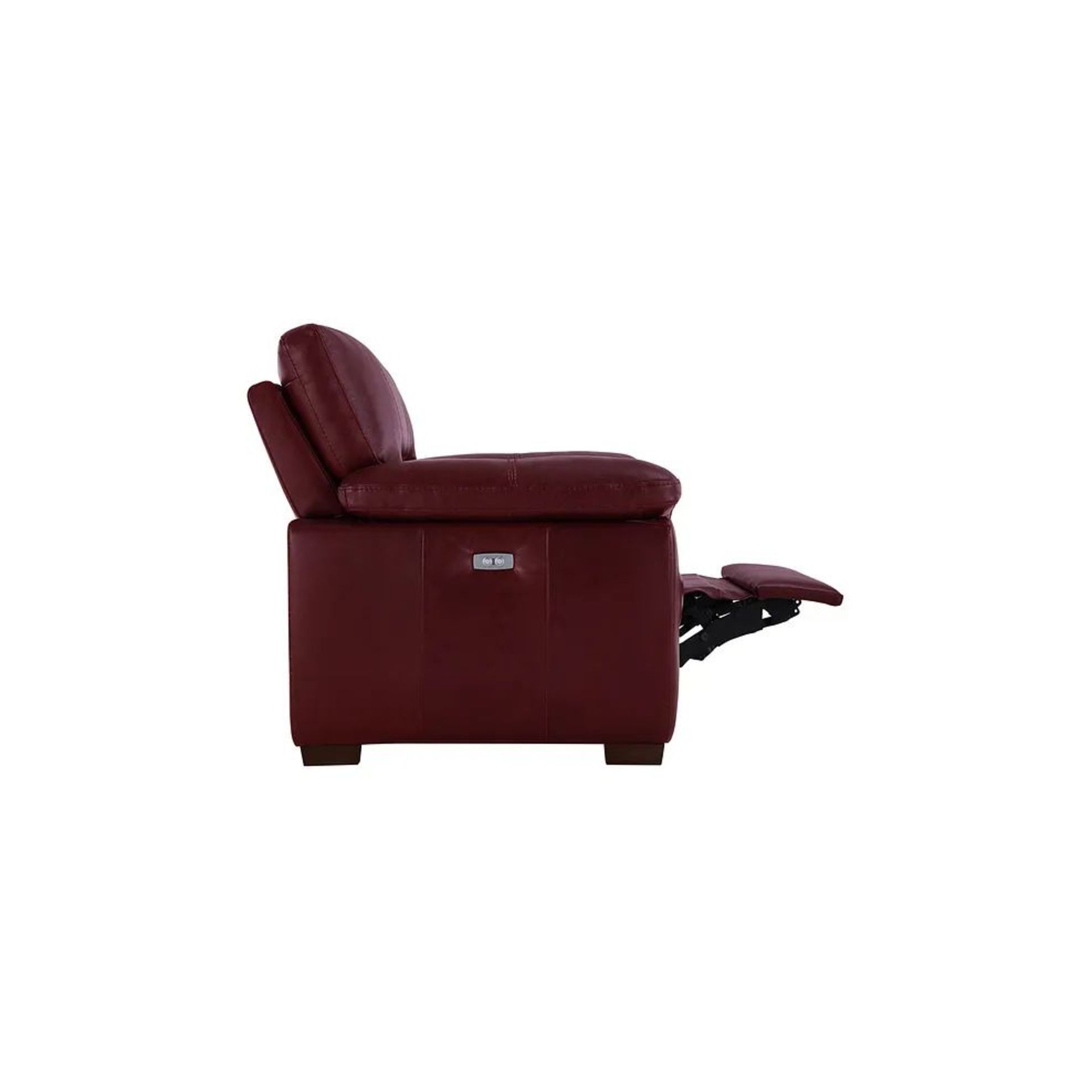 BRAND NEW ARLINGTON Electric Recliner Armchair - BURGANDY LEATHER. RRP £1199. Create a traditional - Image 7 of 12