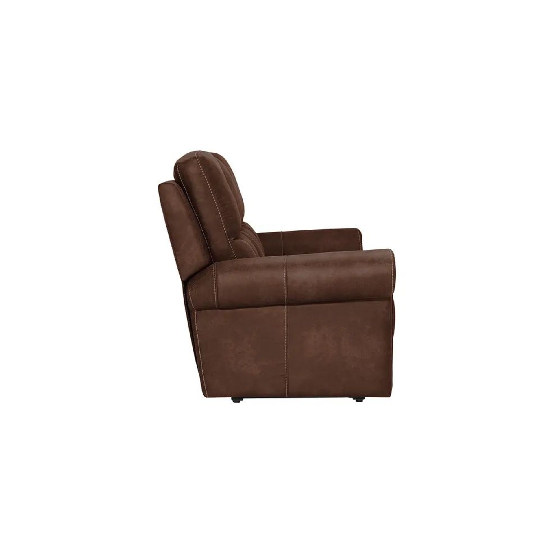 BRAND NEW COLORADO 3 Seater Sofa - DARK BROWN FABRIC. RRP £1099. Shown here in Ranch dark brown, our - Image 3 of 5