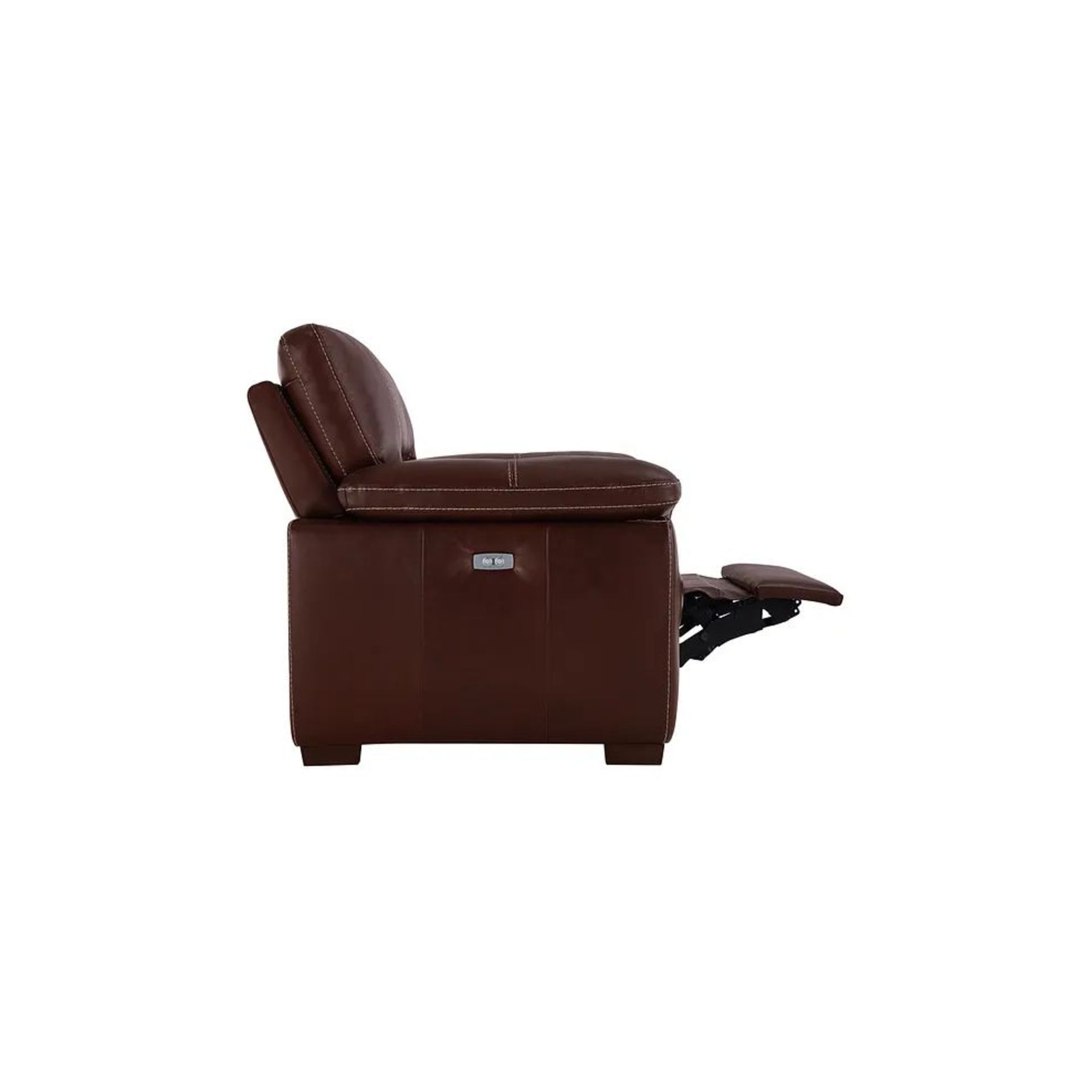 BRAND NEW ARLINGTON Electric Recliner Armchair - TAN LEATHER. RRP £1199. Create a traditional and - Image 7 of 12