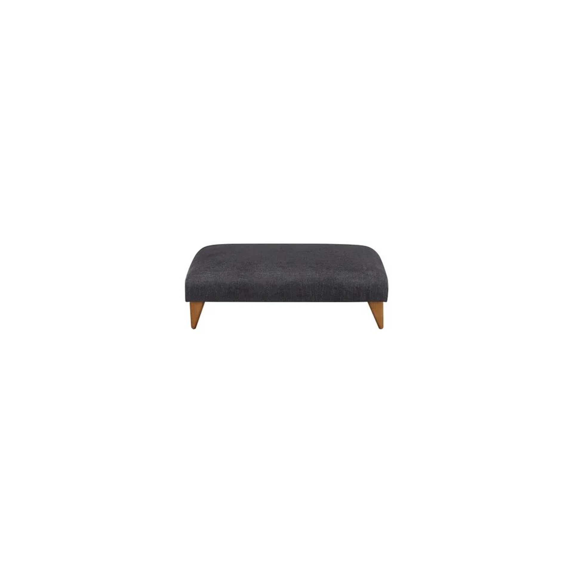 BRAND NEW JASMINE Footstool - ORKNEY GRAPHITE FABRIC. RRP £349. Built with a sturdy hardwood frame - Image 2 of 4