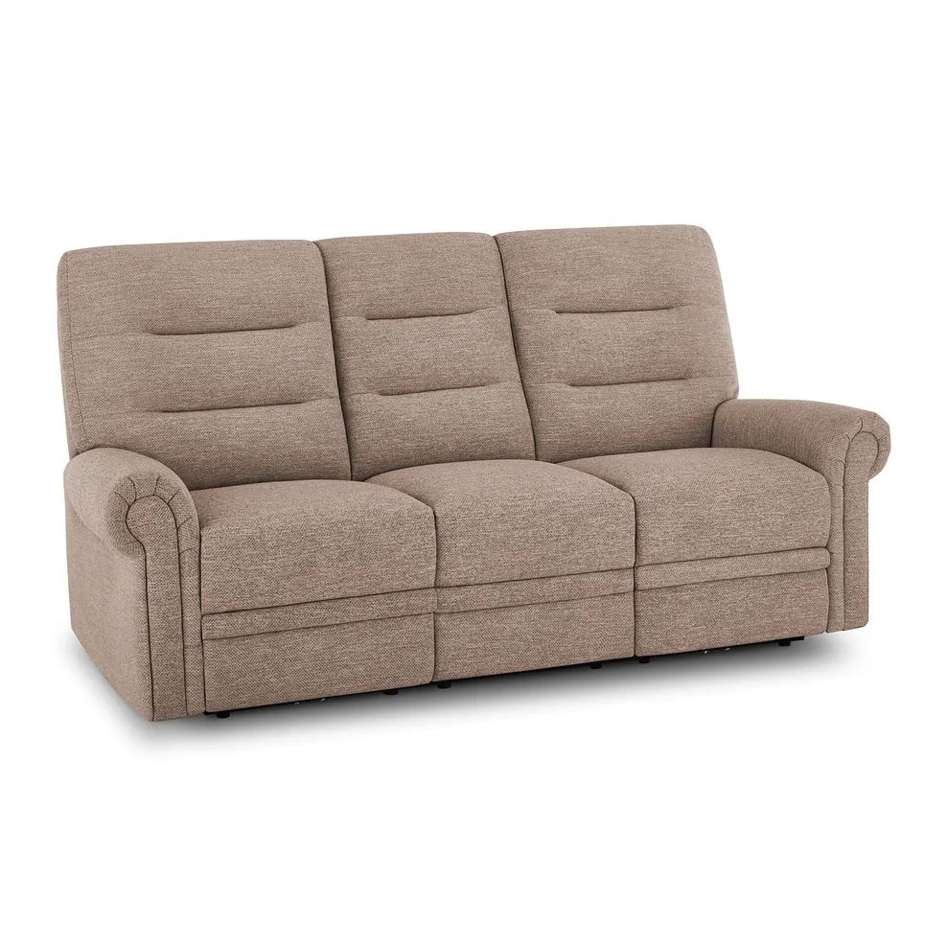 BRAND NEW EASTBOURNE 3 Seater Static Sofa - DORSET BEIGE FABRIC. RRP £1099. Designed with easy
