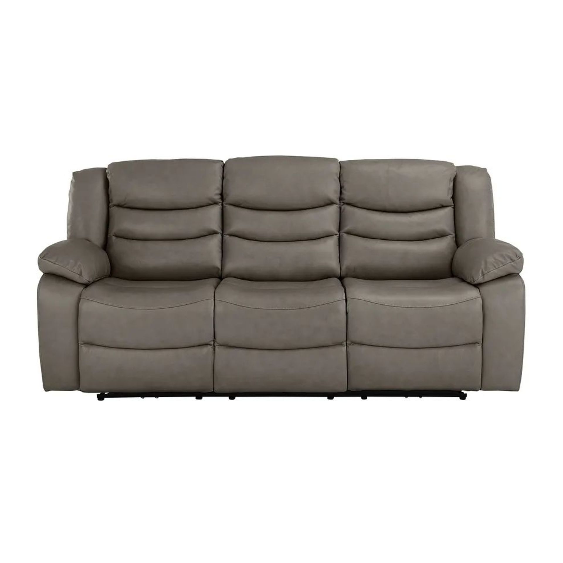 BRAND NEW MARLOW 3 Seater Electric Recliner Sofa - DARK GREY LEATHER. RRP £1849. Our Marlow - Bild 2 aus 11