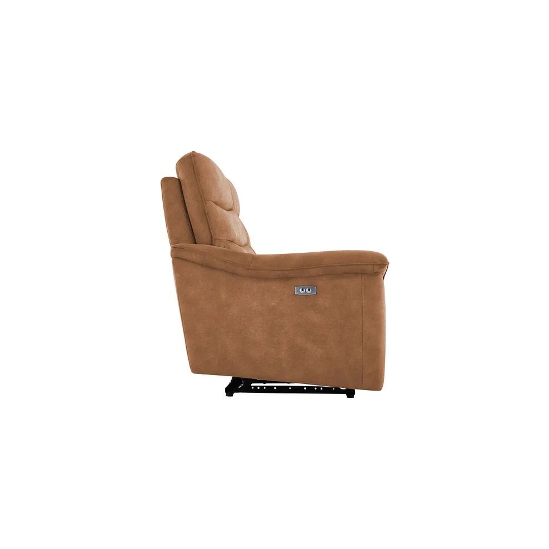 BRAND NEW CARTER 3 Seater Electric Recliner Sofa - BROWN FABRIC. RRP £1299. Shown here in Ranch - Image 7 of 12