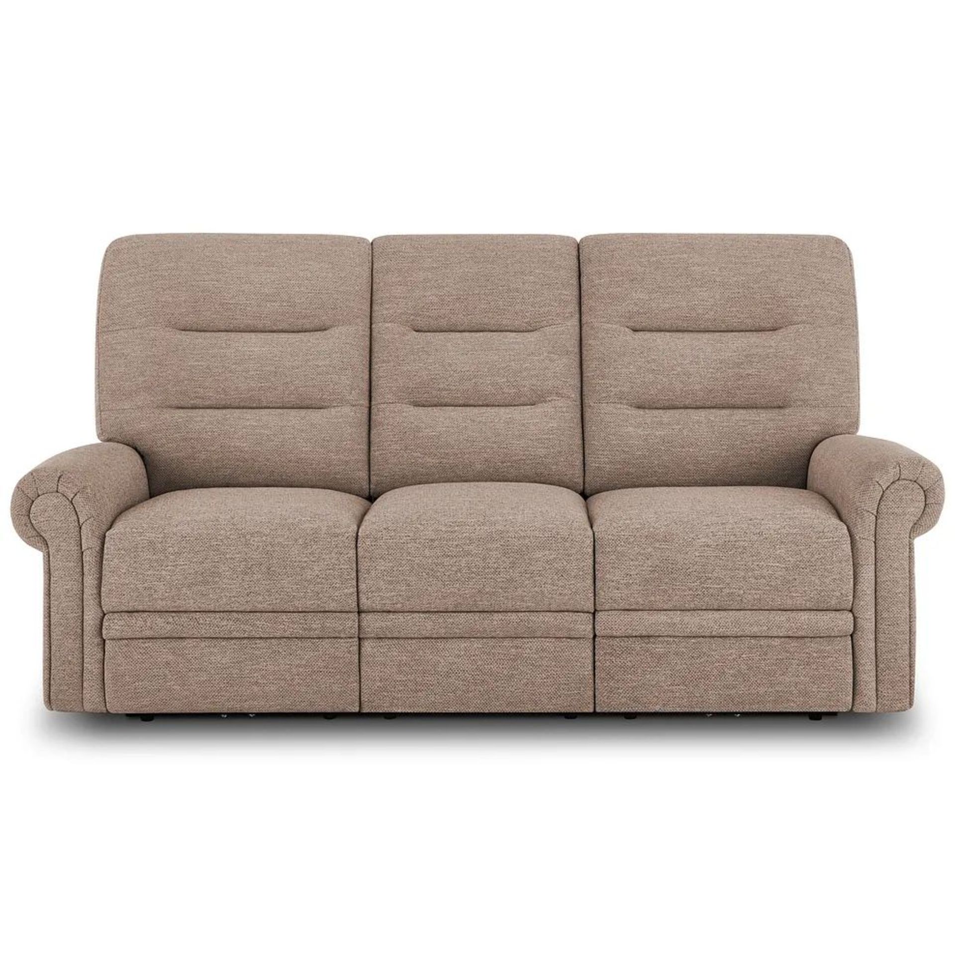BRAND NEW EASTBOURNE 3 Seater Static Sofa - DORSET BEIGE FABRIC. RRP £1099. Designed with easy - Image 2 of 5