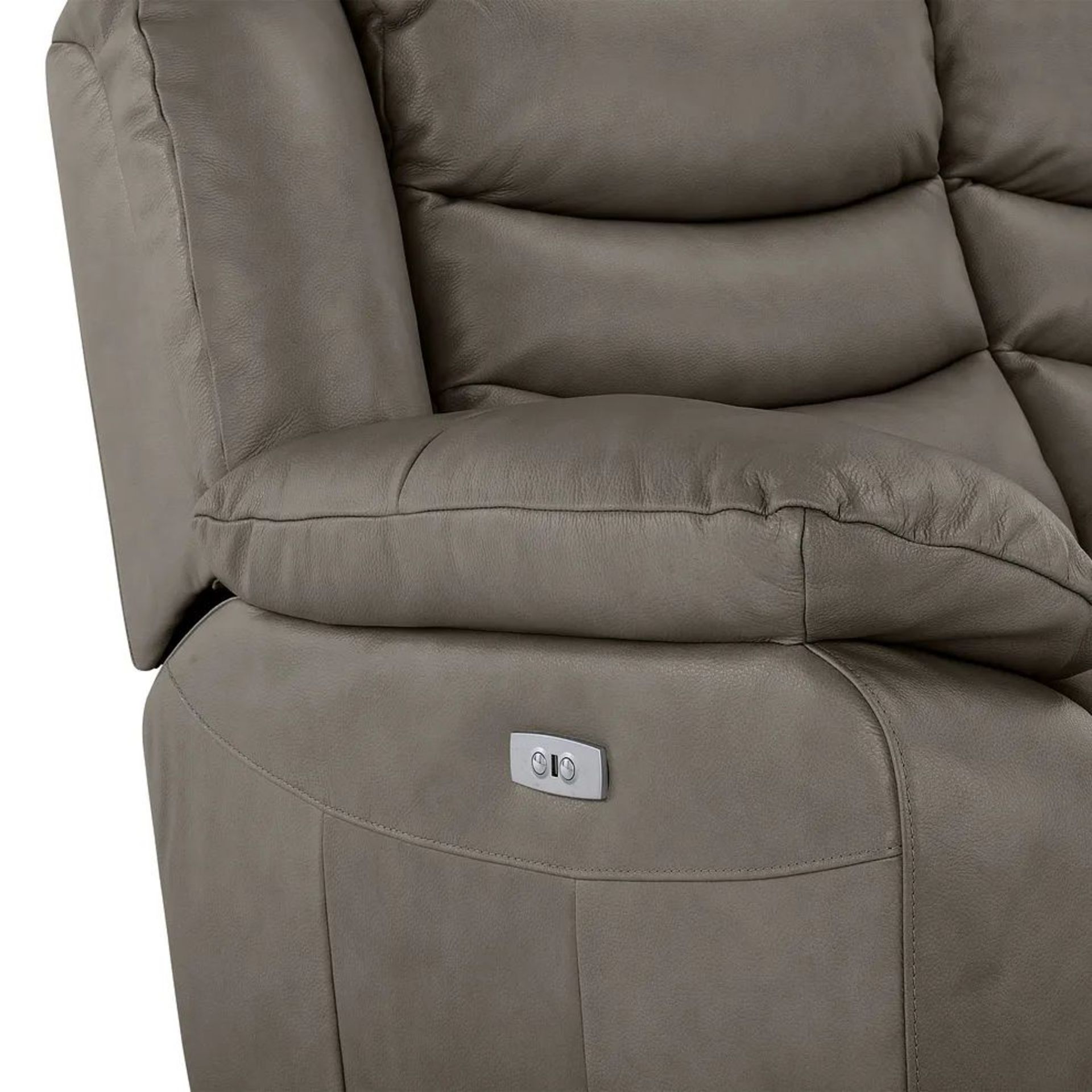 BRAND NEW MARLOW 3 Seater Electric Recliner Sofa - DARK GREY LEATHER. RRP £1849. Our Marlow - Image 11 of 11