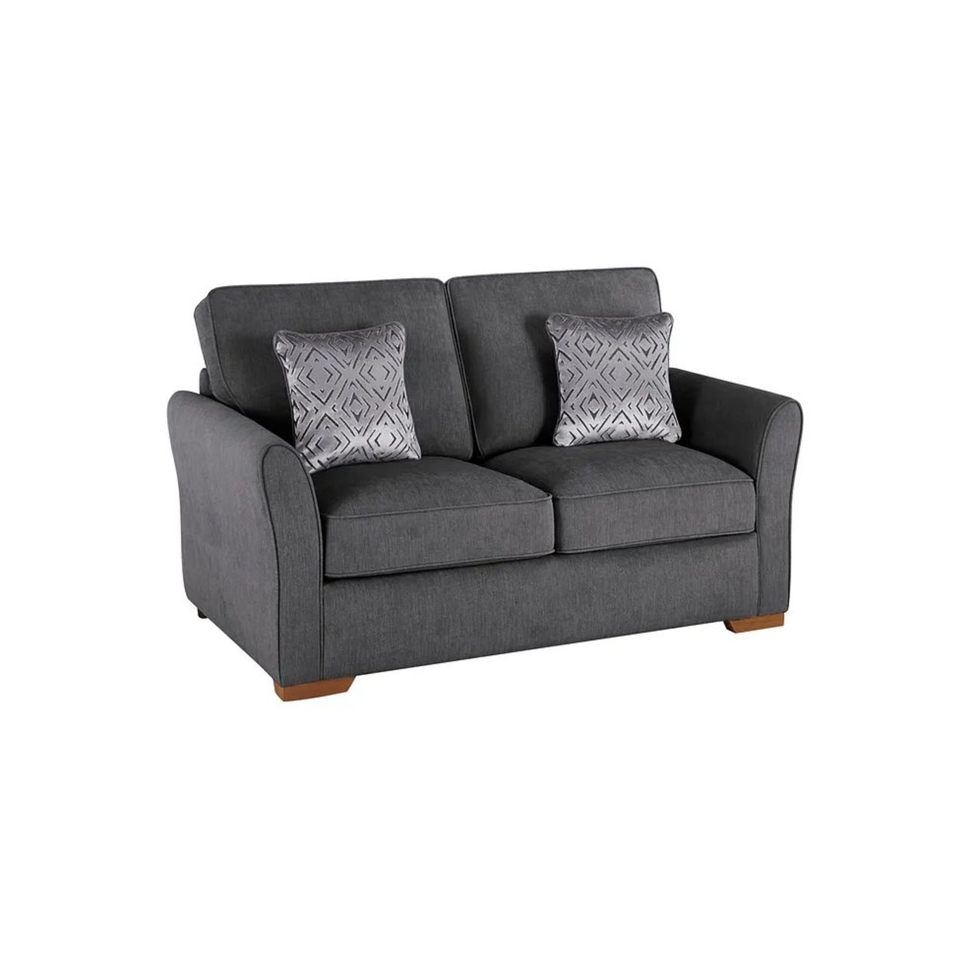 BRAND NEW JASMINE 2 Seater Sofa Bed - CAMPO PEWTER FABRIC. RRP £1099. Create a modern, multi-purpose - Image 2 of 12