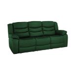 BRAND NEW MARLOW 3 Seater Sofa - GREEN LEATHER. RRP £1599. Our Marlow leather sofa range is a