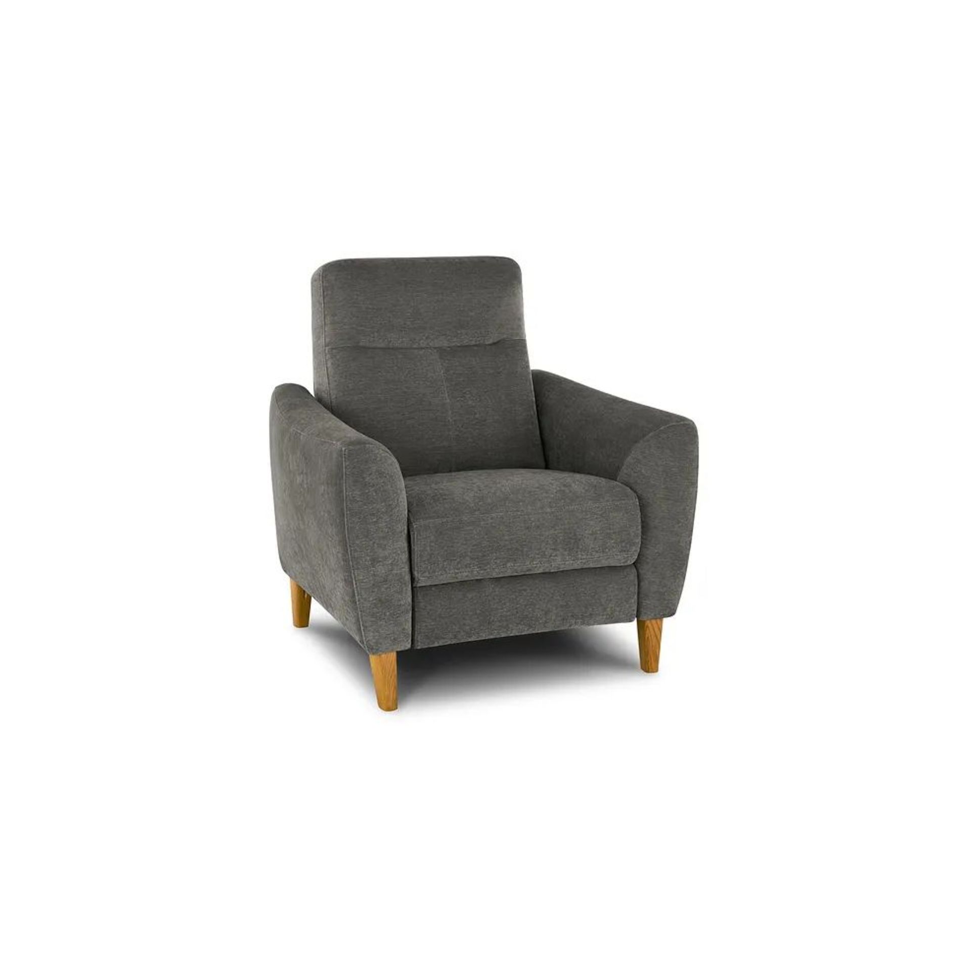 BRAND NEW DYLAN Static Armchair - DARWIN CHARCOAL FABRIC. RRP £749. Our Dylan armchair, shown here