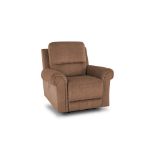 BRAND NEW COLORADO Electric Recliner Armchair - PLUSH BROWN FABRIC. RRP £799. Shown here in Plush