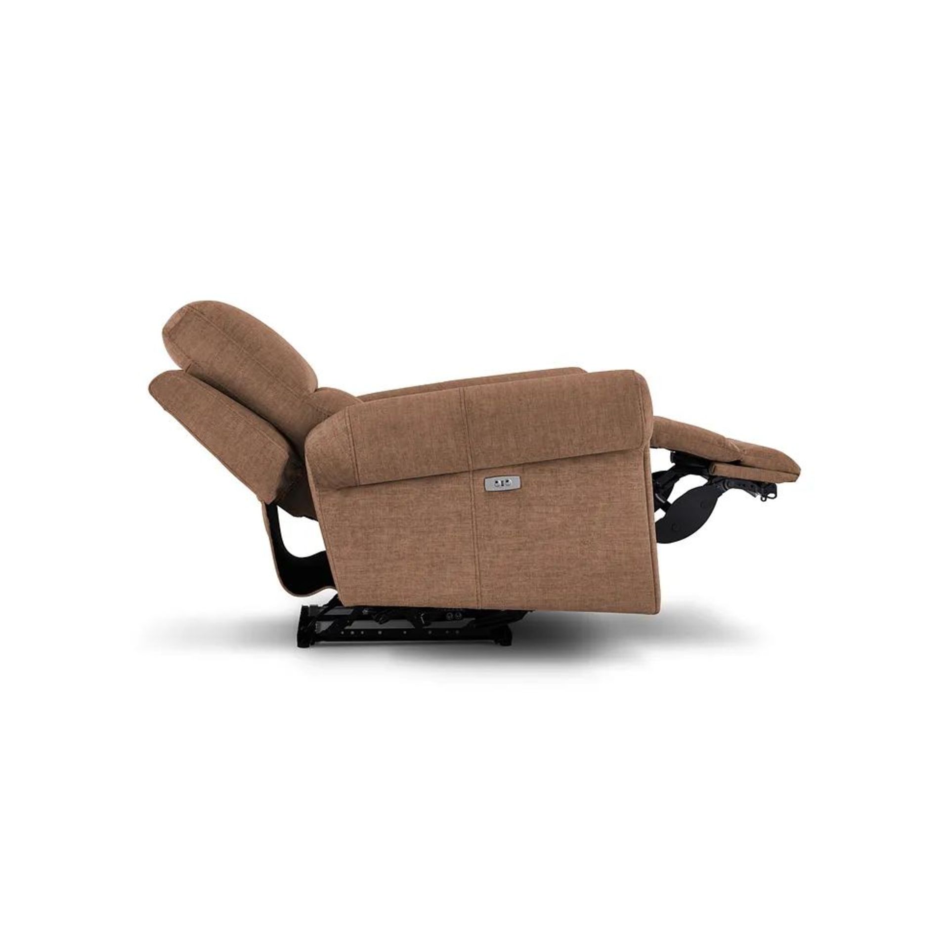 BRAND NEW COLORADO Electric Recliner Armchair - PLUSH BROWN FABRIC. RRP £799. Shown here in Plush - Image 7 of 11
