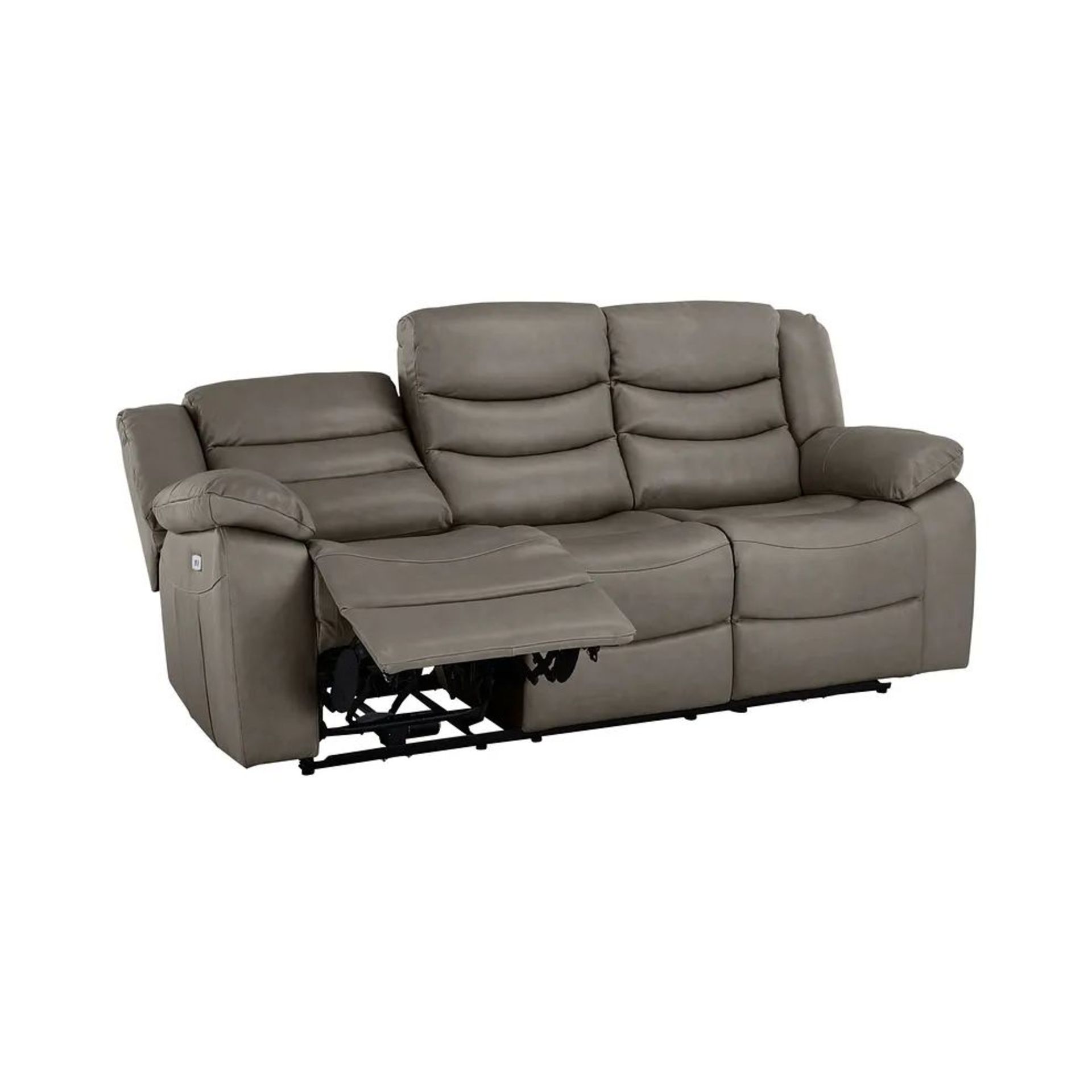BRAND NEW MARLOW 3 Seater Electric Recliner Sofa - DARK GREY LEATHER. RRP £1849. Our Marlow - Bild 4 aus 11