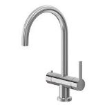 GoodHome Aji Matt Stainless steel effect Boiling water tap. -S2.14. This GoodHome matt stainless