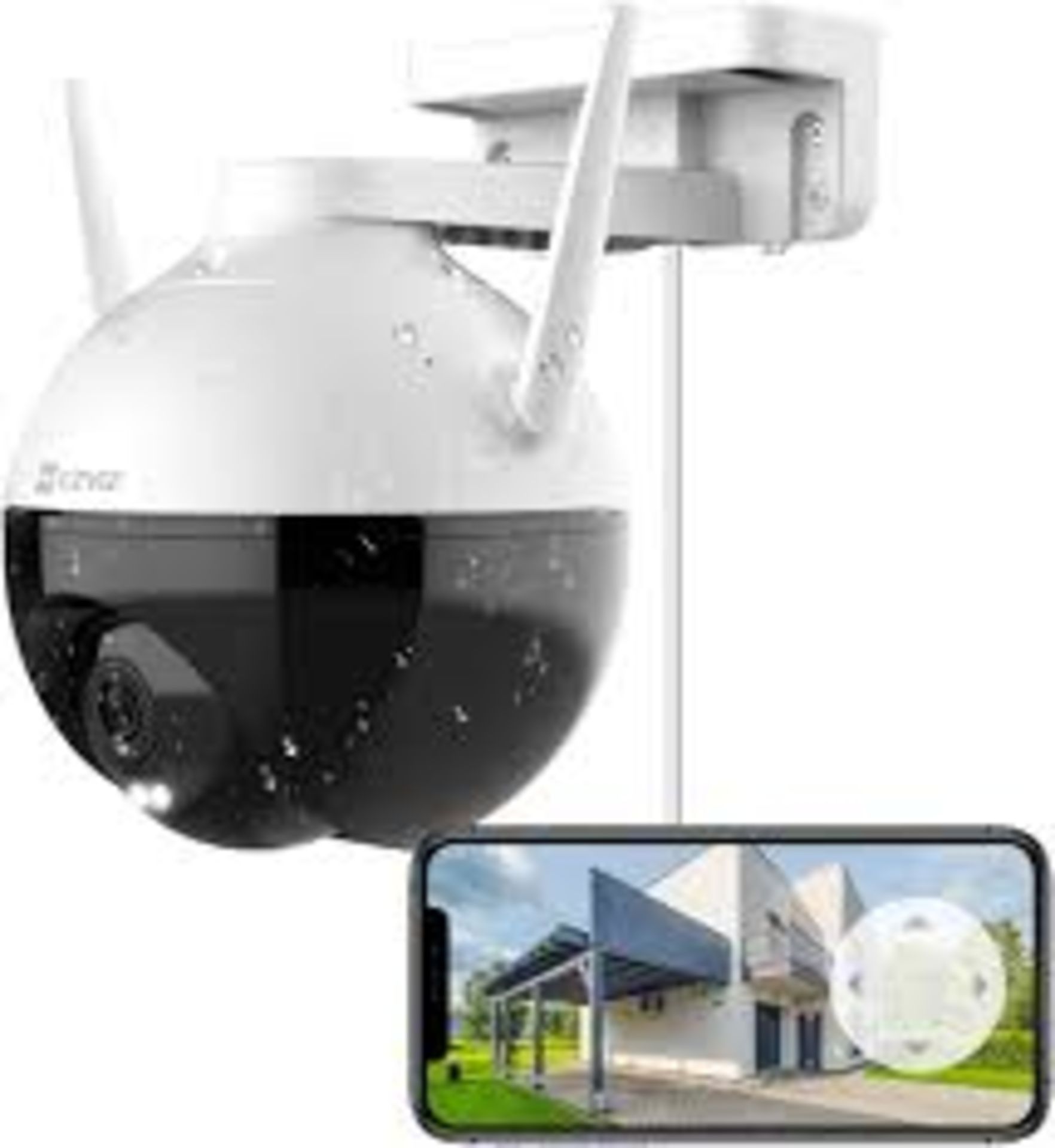 EZVIZ 360° CCTV Security WiFi Outdoor Camera, AI Human. - S2.13.