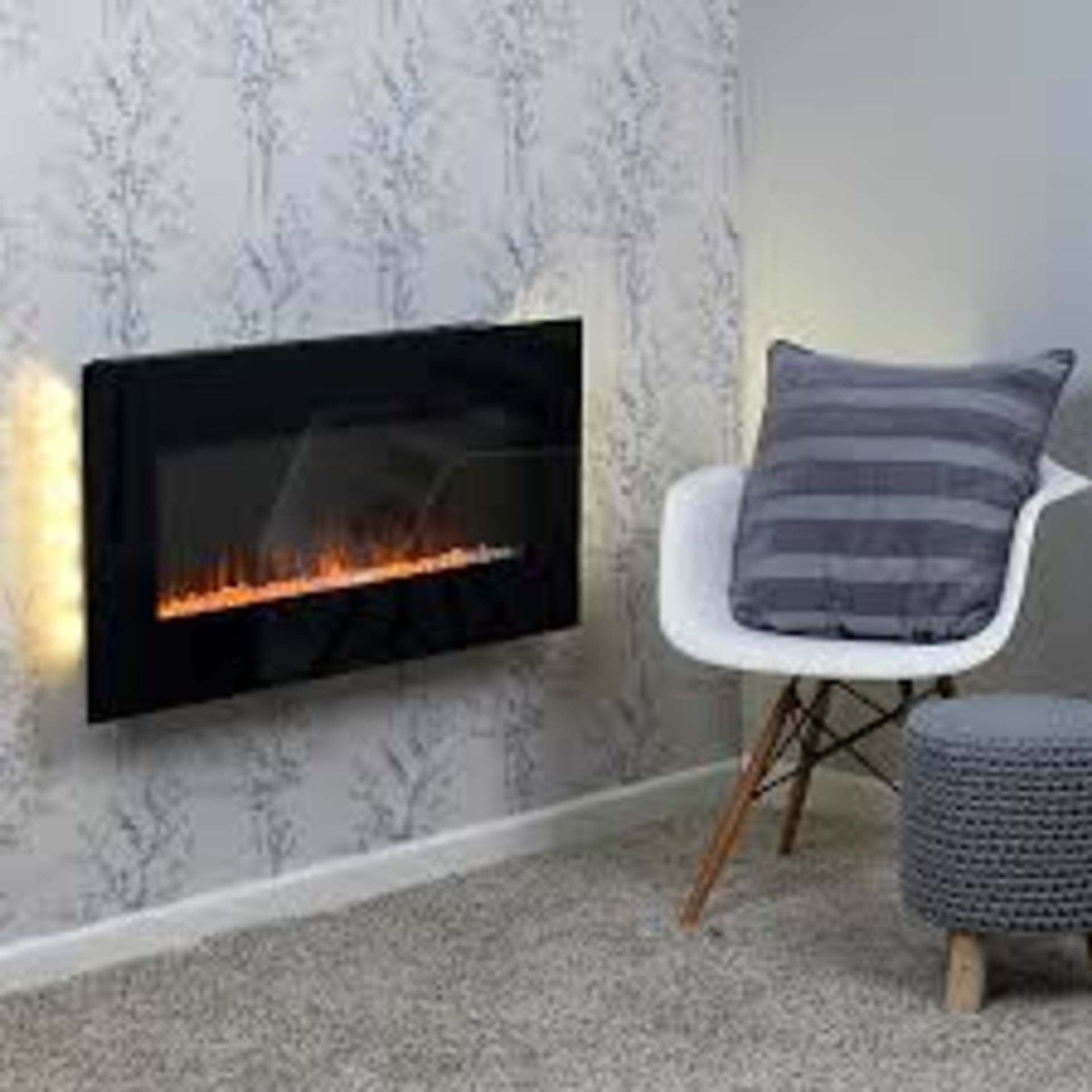 Beldray Phoenix Smart Wall Fire, 2000 W. - S2. Transform your home with this stunning electric