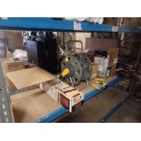 Shelf Mixed Lot to include; Hose Reel, Work Table, Tile Cutter, Mitre Clamp and more. - S2.3