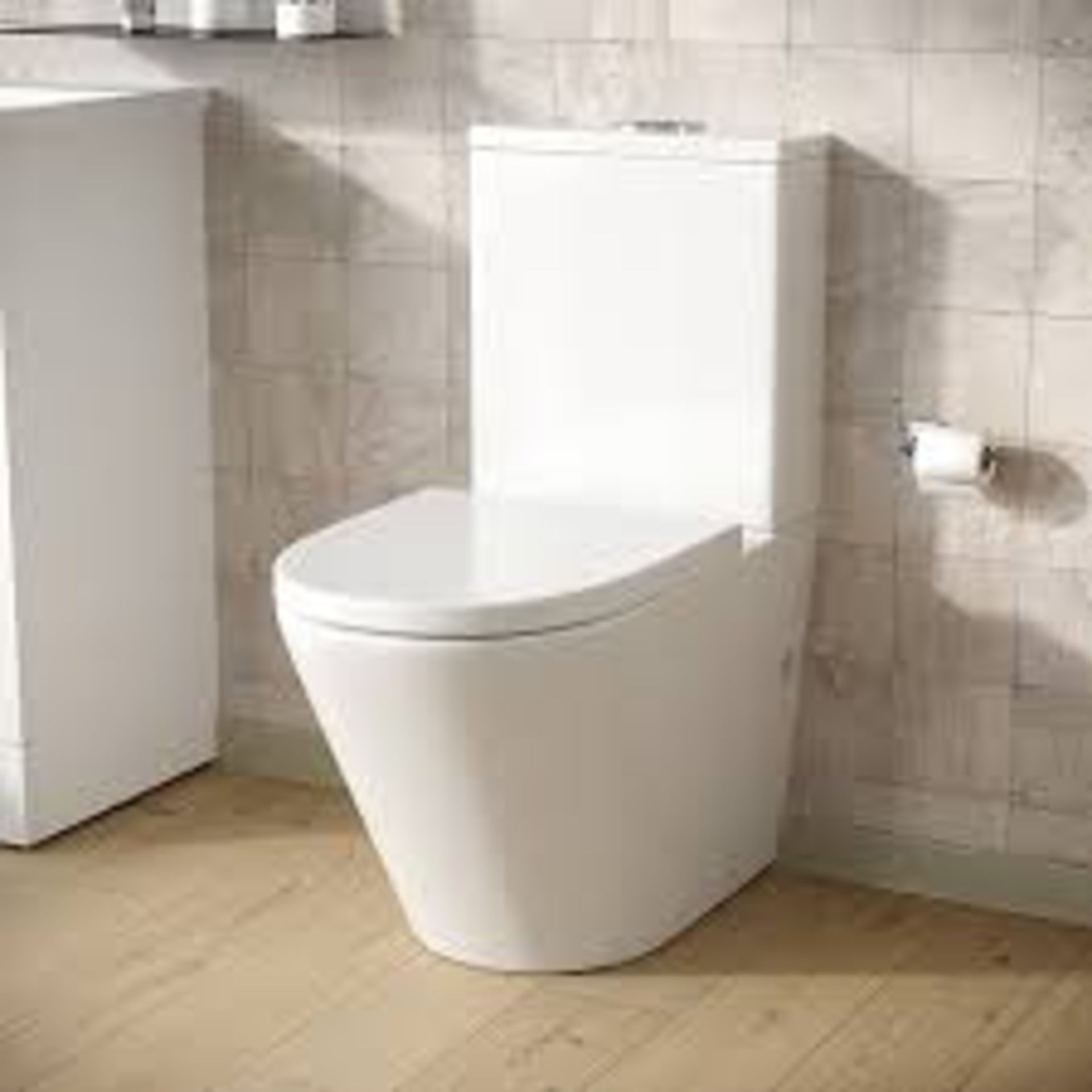 Gordonia Cloakroom Rimless Close Coupled WC Toilet. - ER48