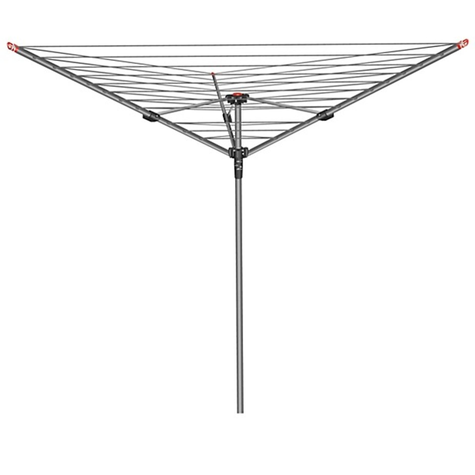 Vileda Turning Circle 2.43m Grey Steel 3 Arm Rotary airer - ER51