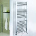 500x1000mm Straight Chrome Heated Towel Warmer Ladder Rail - ER48