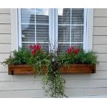 Window Box Planter Window Planter Wood Flower Box Ledge. - ER51. *design may vary*