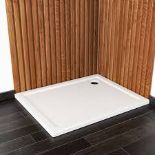 2ft/3ft White Acrylic Shower Tray. - ER51.