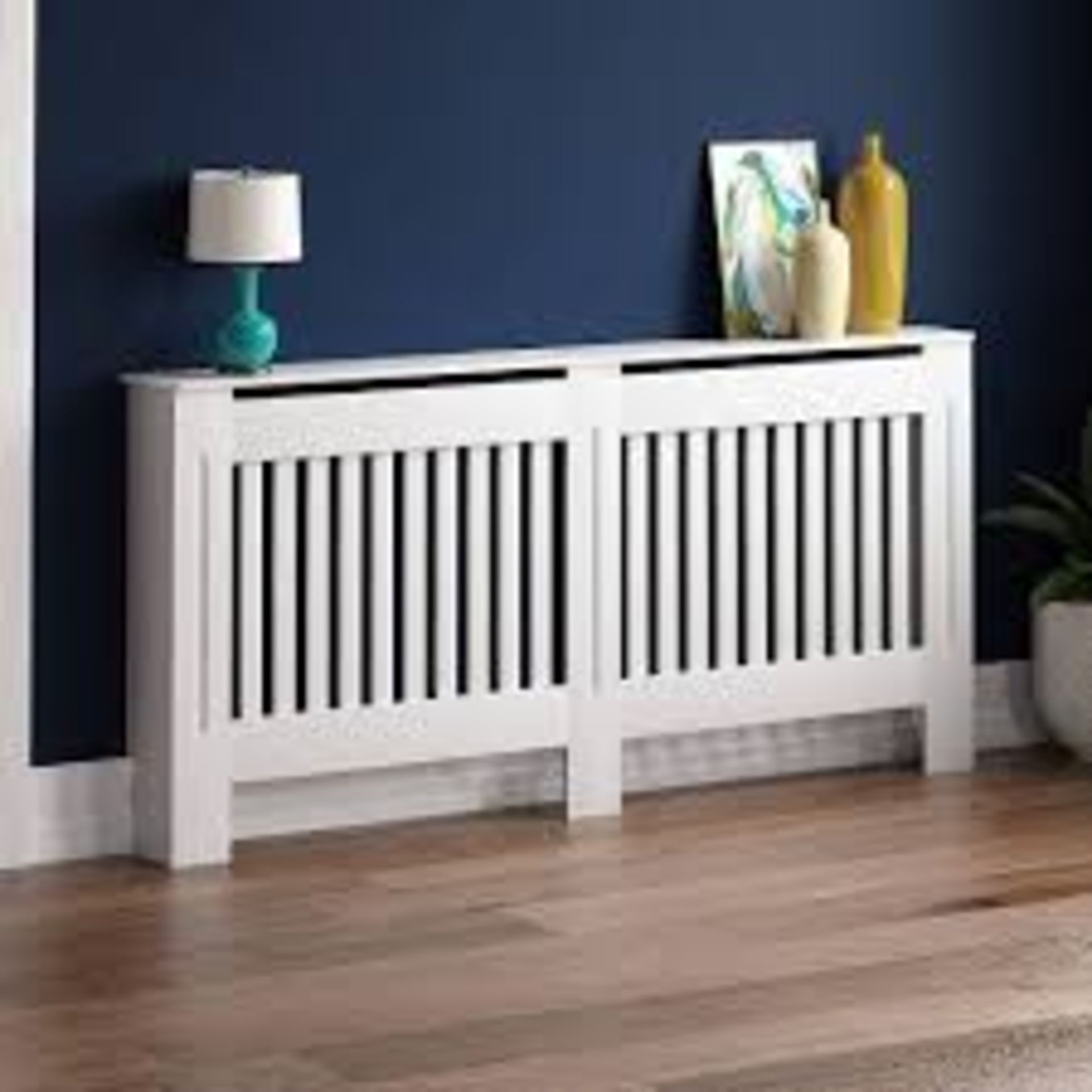 Vida Designs Chelsea Radiator Cover Modern Slatted Grill Slats. - ER48