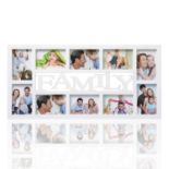 Photo Frame White Family 10 Aperture 4x6" Photo - ER51