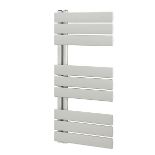 Blyss Boxwood, White Vertical Towel warmer (W)500mm x (H)900mm - ER51