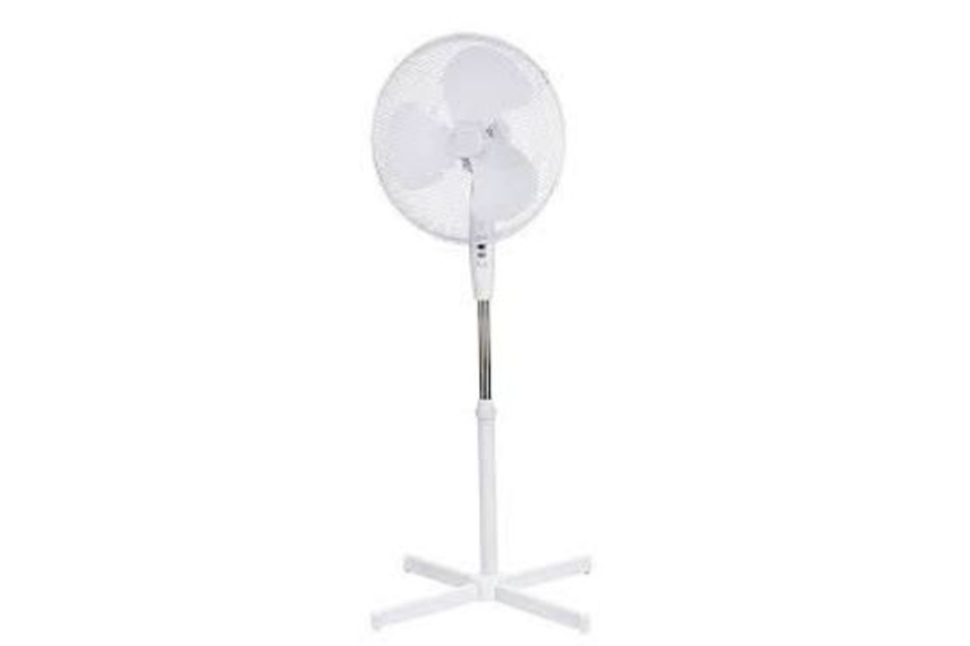 White 16" 40W Pedestal fan. - ER40. Keep your home cool with the help of this pedestal fan from