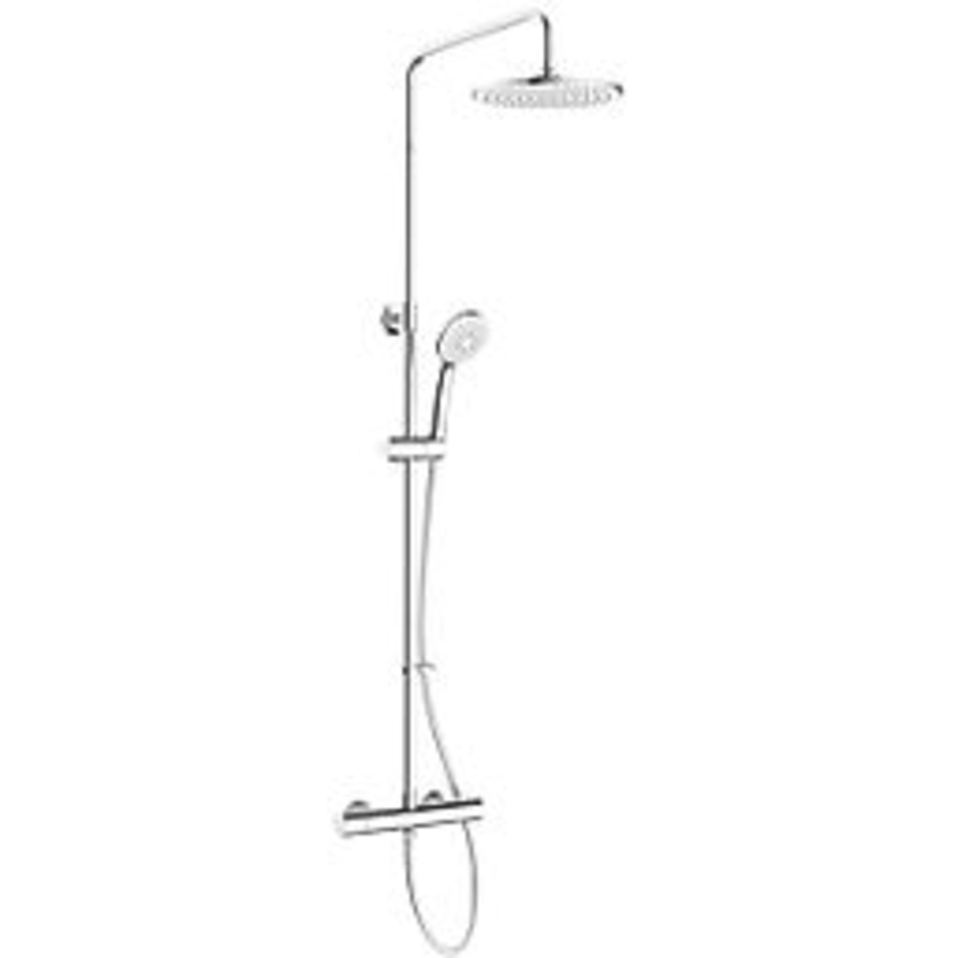 SWIRL COOLTOUCH HP REAR-FED EXPOSED CHROME THERMOSTATIC MIXER SHOWER. - ER50