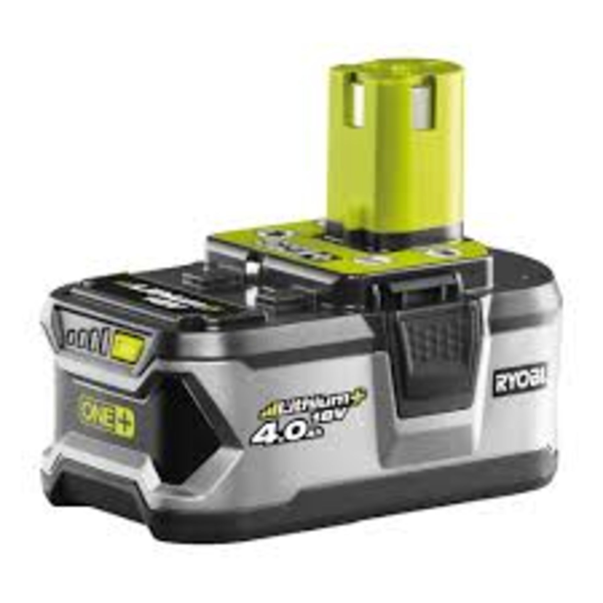 RYOBI RB18L40 18V ONE+ Lithium+ 4.0Ah Battery. - ER40. RRP £139.00.