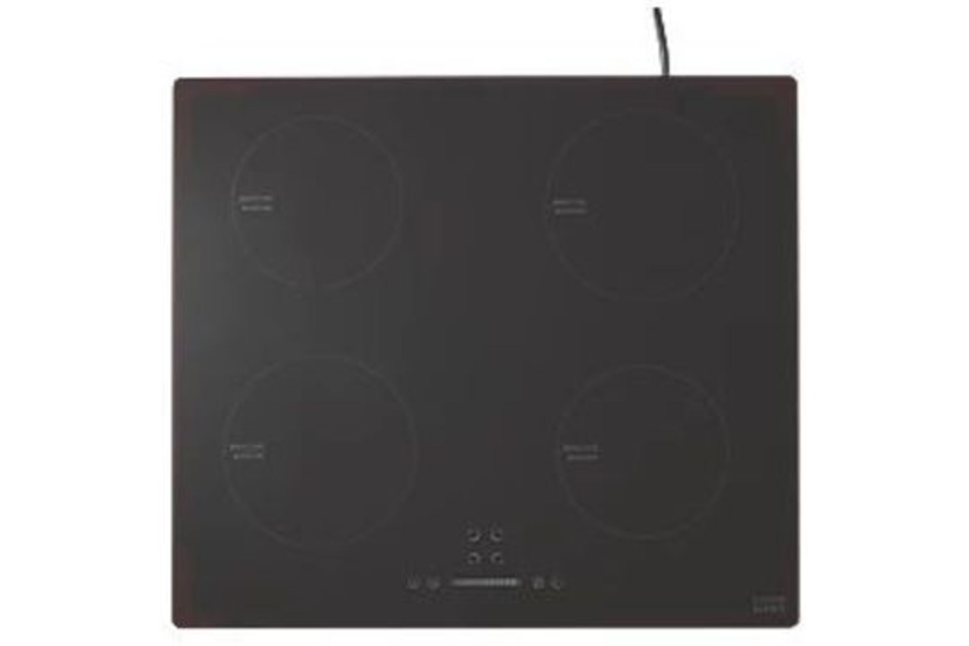 COOKE & LEWIS INDUCTION HOB BLACK 59CM. - ER52. Induction hob featuring Autoconnect technology